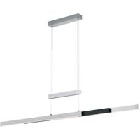 LED Hanglamp 45W - Rechthoek - Geborsteld Zilver - Aluminium - Kleur Aanpasbaar