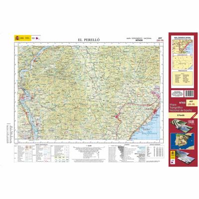 Topografische kaart 497 MT50 El Perelló | CNIG - Instituto Geográfico Nacional1