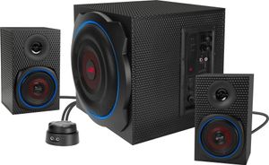 Speedlink Gravity Carbon 2.1 RGB Speaker Subwoofer System - Black
