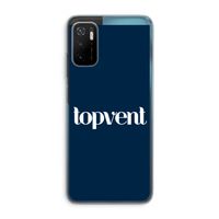 Topvent Navy: Xiaomi Poco M3 Pro 5G Transparant Hoesje