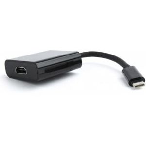 Gembird A-CM-HDMIF-01 USB Type-C 3.1 HDMI Zwart kabeladapter/verloopstukje