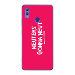 Neuters (roze): Honor Note 10 Transparant Hoesje