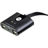 ATEN US424-AT 4 poorten USB 2.0-schakelaar Zwart ATEN US424-AT 4 poorten USB 2.0-schakelaar Zwart