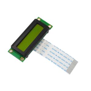 Display Elektronik LC-display Zwart Geel-groen (b x h x d) 53 x 20 x 7.5 mm DEM16223SYH-PY