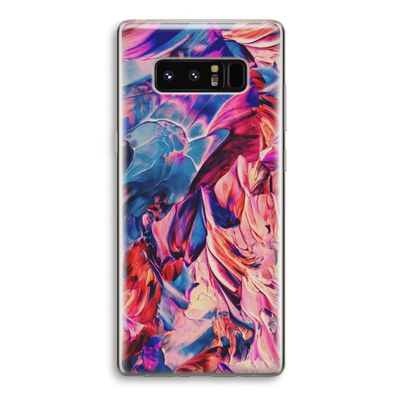 Pink Orchard: Samsung Galaxy Note 8 Transparant Hoesje