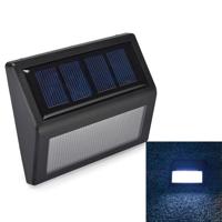 6 LEDs zonne-energie IP55 waterdichte licht sensor muur licht dek verlichting (wit licht)