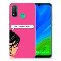 Huawei P Smart 2020 Silicone-hoesje Woman Don't Touch My Phone