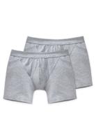Schiesser 2-Pack heren boxershort Gulp - Authentic - Elastisch katoenen heren onderbroek met sluiting