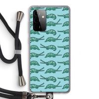 Kroko: Samsung Galaxy A72 5G Transparant Hoesje met koord