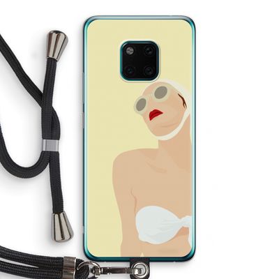 Summer: Huawei Mate 20 Pro Transparant Hoesje met koord