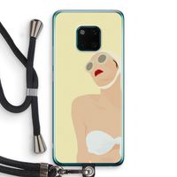 Summer: Huawei Mate 20 Pro Transparant Hoesje met koord