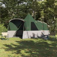 VidaXL Teepee tent met dak met opslag groen 720 x 465 x 295 cm