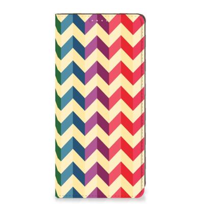 OPPO A54 5G | A74 5G | A93 5G | Hoesje met Magneet | Zigzag Multi Color OPPO A54 5G | A74 5G | A93 5G | Hoesje met Magneet | Zigzag Multi Color