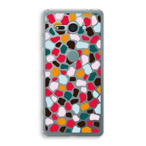 Colored Giraffe: Sony Xperia XZ2 Compact Transparant Hoesje
