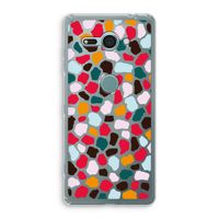 Colored Giraffe: Sony Xperia XZ2 Compact Transparant Hoesje