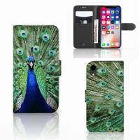 Apple iPhone Xr | Telefoonhoesje | Met pasjeshouder | Pauw