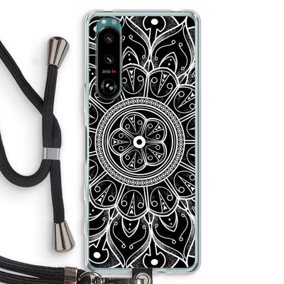 Roses Are Red: Sony Xperia 5 III Transparant Hoesje met koord