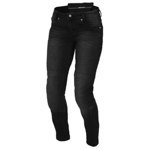 MACNA Jenny, Motorjeans dames, Zwart lengte 32