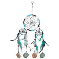 Dromenvanger Zwart/Turquoise met Kokosnoot (70 x 30 x 0.5 cm)