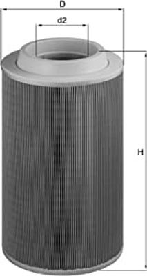 Luchtfilter LX1801