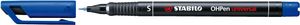 STABILO OHPen universal, OHP-marker, permanent, superfijn 0,4 mm, blauw