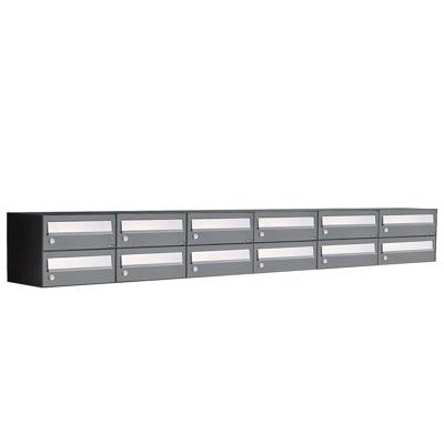 Allux Hive Set 6-Breed, 2-Hoog Antraciet - 40030065_6x2