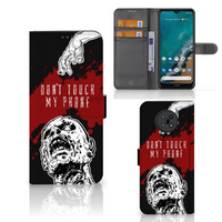 Nokia G50 Portemonnee Hoesje Zombie Blood