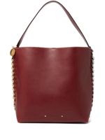 Stella McCartney sac cabas Frayme à plaque logo - Rouge - thumbnail