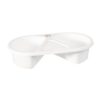 Bébé-jou Jungle Friends Waskom 40x22.5cm wit 6155124 - thumbnail