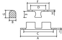 Dulimex kogelsnapper 60x11mm vernikkeld