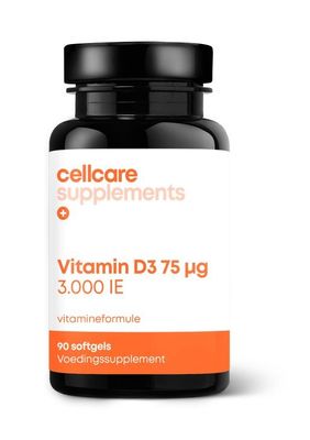 Cellcare Vitamine D3 75mcg 3000IE (90 Softgels)