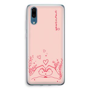 Love is in the air: Huawei P20 Transparant Hoesje