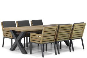 Lifestyle Dakota/Cardiff 240 cm dining tuinset 7-delig