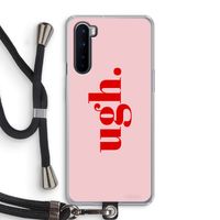 Ugh: OnePlus Nord Transparant Hoesje met koord