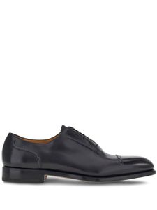 Ferragamo chaussures oxford en cuir - Noir