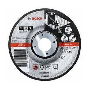 Bosch Accessoires Doorslijpschijven metaal/inox  | 115 mm | per 1 | 2608602388 - 2608602388