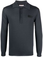 Valentino Garavani polo en laine vierge à manches longues - Gris
