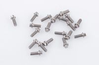 RC4WD Miniature Scale Hex Bolts (M1.6 x 4mm) (Silver) (Z-S1124)