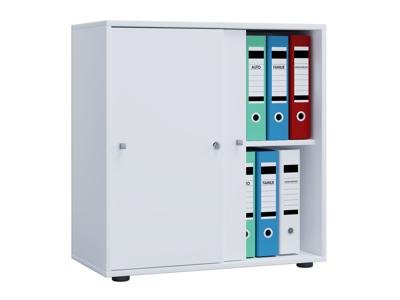 VCM Kantoorkast Lona (Schuifdeuren, Wit, L)