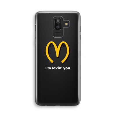 I'm lovin' you: Samsung Galaxy J8 (2018) Transparant Hoesje