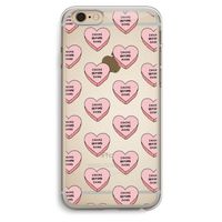 Chicks before dicks: iPhone 6 Plus / 6S Plus Transparant Hoesje