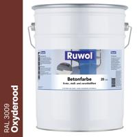 Ruwol Betonverf Oxyderood (RAL 3009) 20 liter