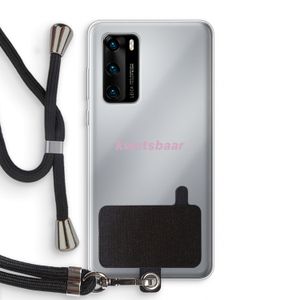 kwetsbaar: Huawei P40 Transparant Hoesje met koord