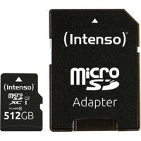 Micro SD geheugenkaart met adapter INTENSO 3423493 512 GB