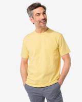 HEMA Heren T-shirt Relaxed Fit Geel (geel) - thumbnail