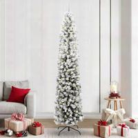 VidaXL Kunstkerstboom groen 240 cm pvc en staal en kunststof