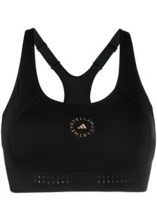 adidas by Stella McCartney brassière de sport à logo imprimé - Noir