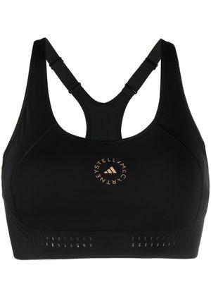 adidas by Stella McCartney brassière de sport à logo imprimé - Noir