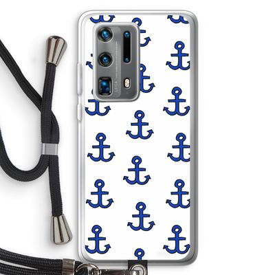 Ankers: Huawei P40 Pro Plus Transparant Hoesje met koord