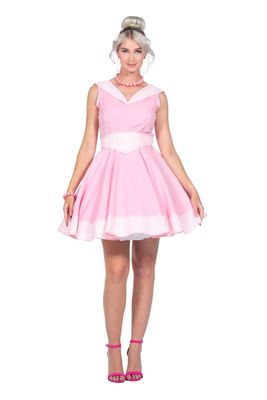 Jurk party babe roze